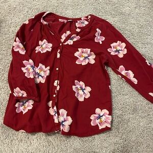 Old Navy floral blouse